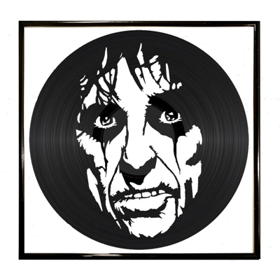 Alice Cooper Full Face Vinyl Artwork