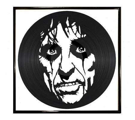 Alice Cooper Full Face Vinyl Artwork