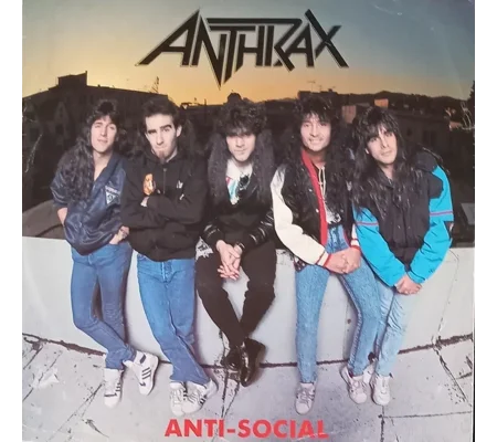 Anthrax - Anti-Social 12" (Red Vinyl)