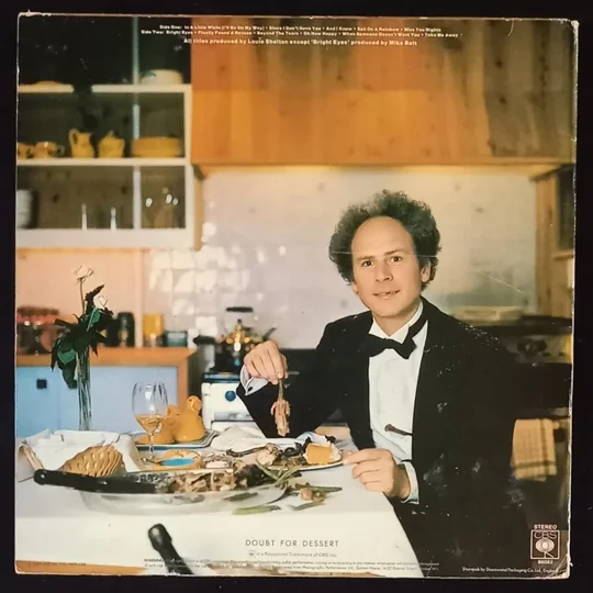 Art Garfunkel - Fate For Breakfast back cover