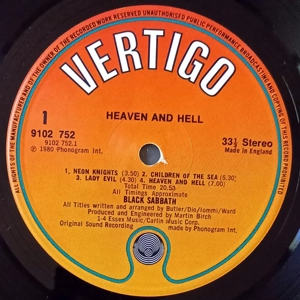 Black Sabbath – Heaven and Hell