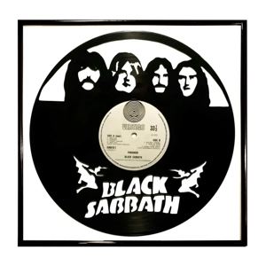 Black Sabbath Record Portrait Wall Decoration