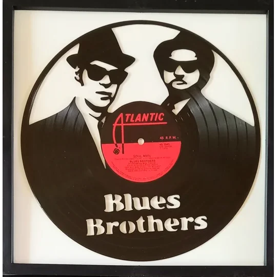 Blues Brothers Record Portrait Wall Decoration image 2