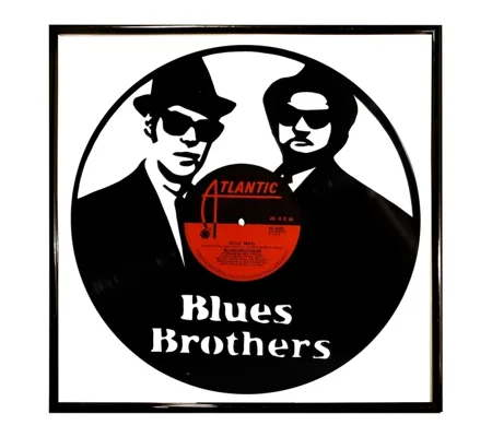 Blues Brothers Record Portrait Wall Decoration
