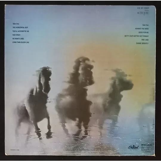 Bob Seger and The Silver Bullet Band - Against The Wind back cover
