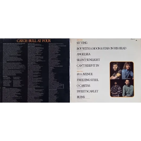 Cat Stevens - Catch Bull At Four gatefold sleeve