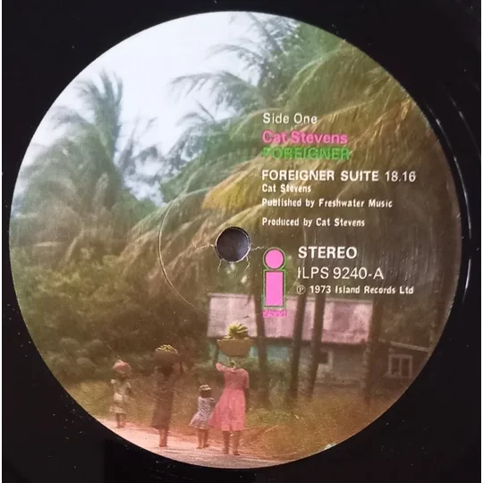 Cat Stevens - Foreigner record label