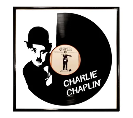 Charlie Chaplin Art on vinyl Wall Decoration