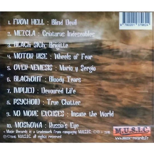 Compendium 1: A Metal Quintessence CD back cover