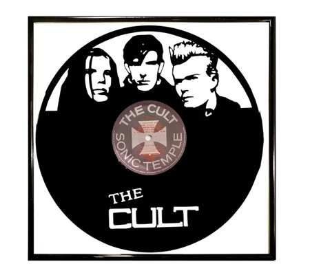 Cult Band Vinyl Portrait Wall Decoration