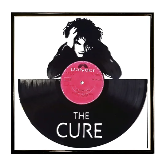 Cure Vinyl Artwork framed