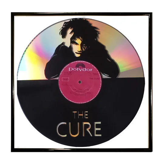 Cure Vinyl Artwork framed