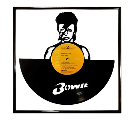 David Bowie Art on Vinyl Wall Decoration