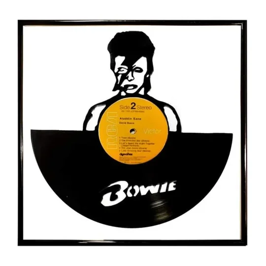 David Bowie Art on Vinyl Wall Decoration image
