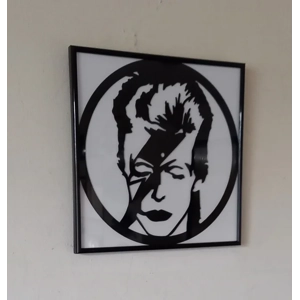 David Bowie Face Portrait Wall Decoration