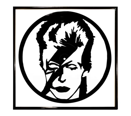 David Bowie Face Portrait Wall Decoration