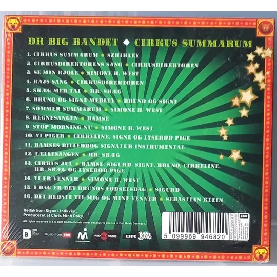 DR Big Bandet - Circus Summarum CD back