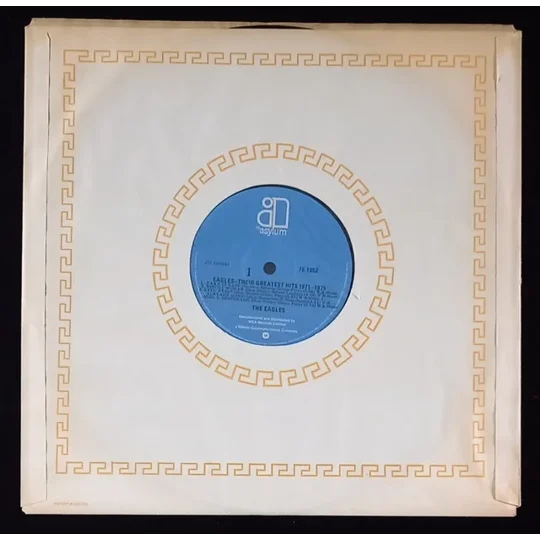 Eagles Their Greatest Hits 1971-1975 inlay