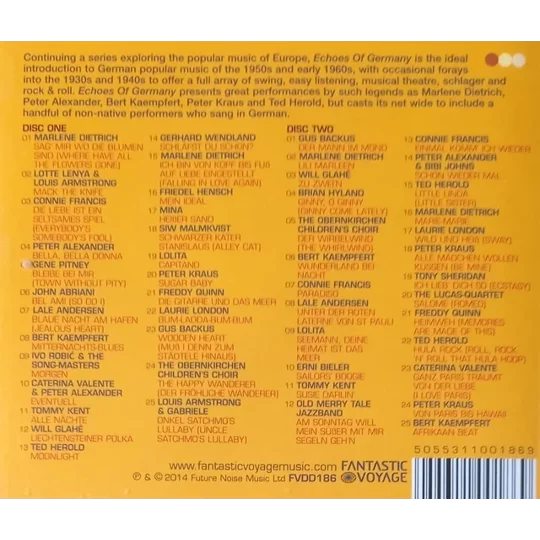 Echoes Of Germany CD back