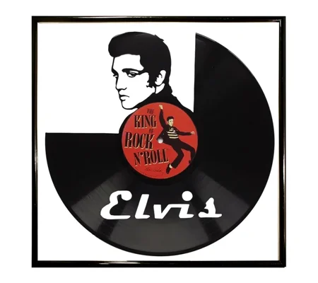 Elvis Presley Art On Vinyl Wall Decoration