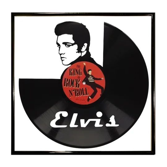 Elvis Presley Art On Vinyl Wall Decoration image 1