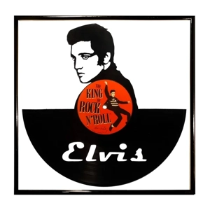 Elvis Presley Art On Vinyl Wall Decoration