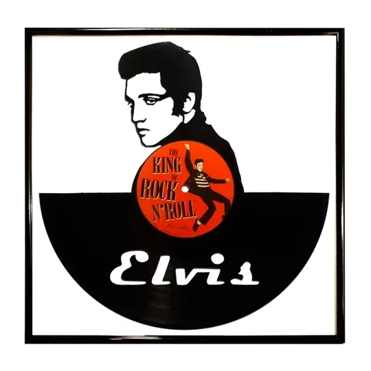 Elvis Presley Art On Vinyl Wall Decoration image 2