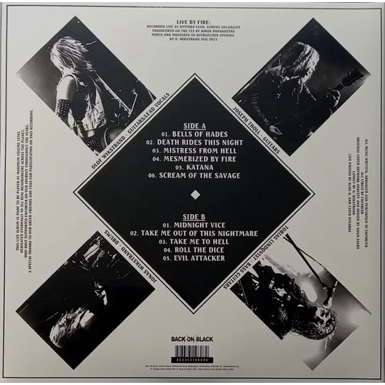 Enforcer - Live by fire back cover
