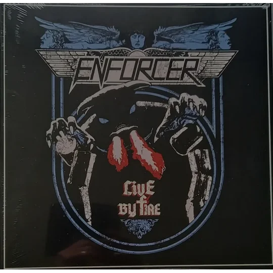 Enforcer - Live by fire front cover