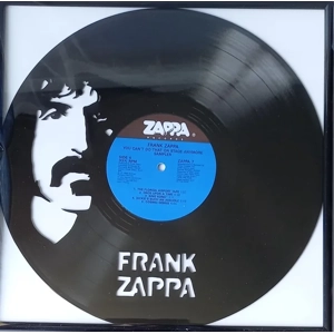 Frank Zappa Art On Vinyl Portrait Wall Decoration