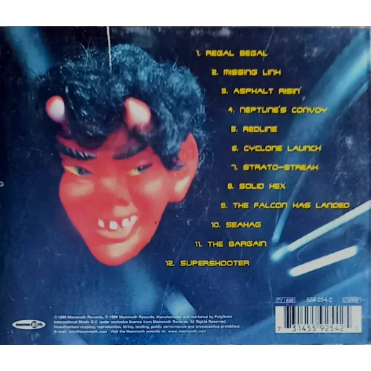 Fu Manchu - In Search Of... CD back cover