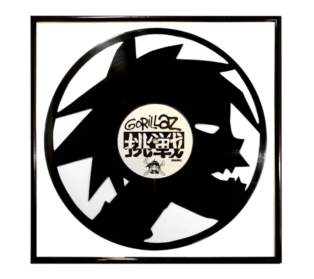 Gorillaz Band Logo Vinyl Artwork Wall Decoration