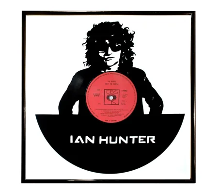 Ian Hunter Portrait on Vinyl Wall Decoration