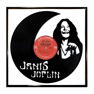 Janis Joplin Vinyl Art ..