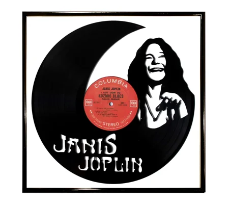 Janis Joplin Vinyl Art Portrait Wall Decoration