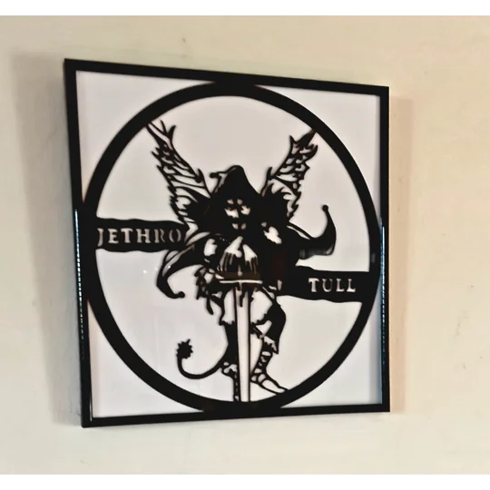 Jethro Tull Broadsword and the Beast Art on Vinyl original photo on the wall
