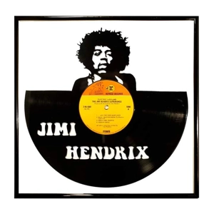 Jimi Hendrix Art on Vinyl Wall Decoration