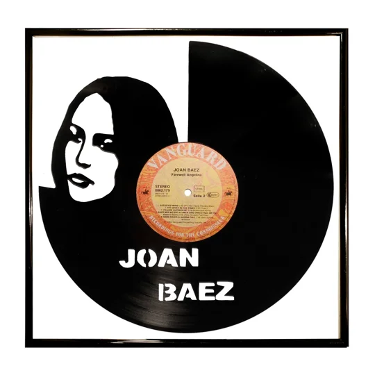 Joan Baez Record Artwork Portrait Wall Decoration portrait.