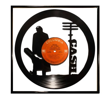 Johnny Cash Portrait Wall Decoration