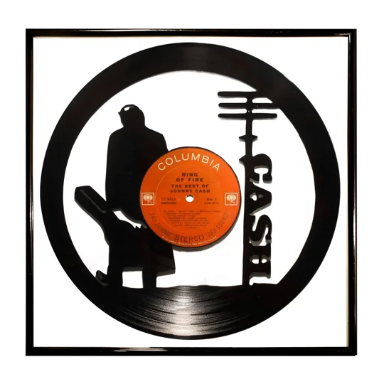 Johnny Cash Portrait Wall Decoration full record cut cash-carrying the guitar.