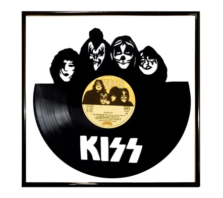 Kiss Band Art on Vinyl Wall Decoration