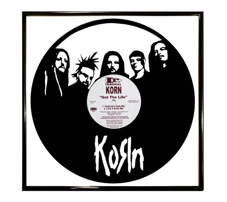 Korn Band Portrait on Vinyl Wall Decoration
