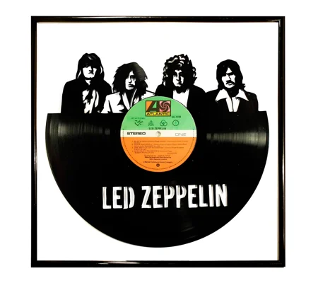 Led Zeppelin Artwork on Vinyl Wall Decoration