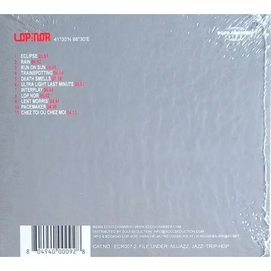 Lop Nor - 41°30'N 88°30'E CD back cover