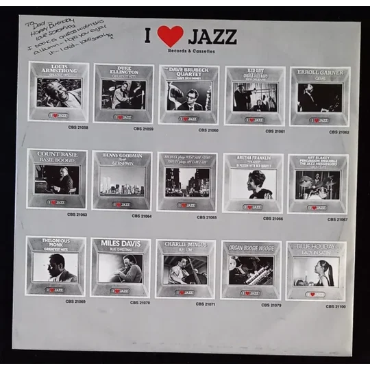 Louis Armstrong - Satch Plays Fats - I love jazz inlay