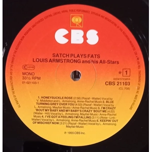 Louis Armstrong - Satch Plays Fats - I love jazz