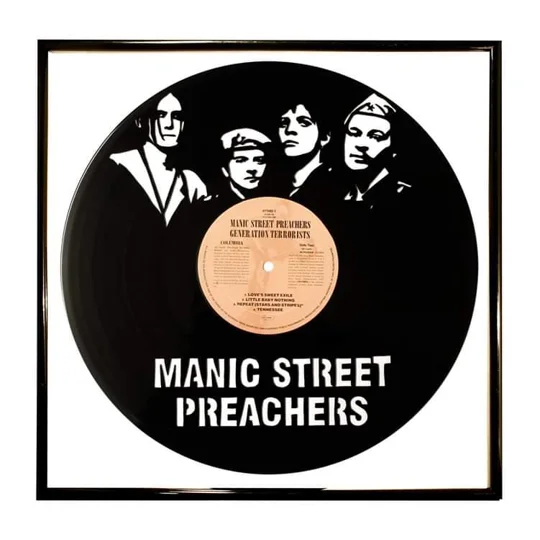 Manic Street Preachers band Framed Vinyl Wall Decoration