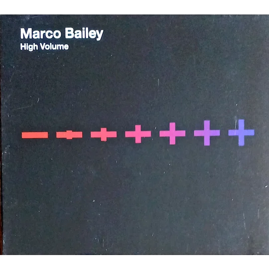 Marco Bailey - High Volume CD cover