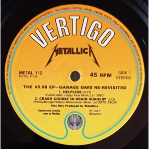 Metallica - Garage Days Revisited The $5.98 E.P