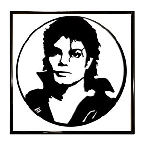 Michael Jackson Art on Vinyl Wall Decoration